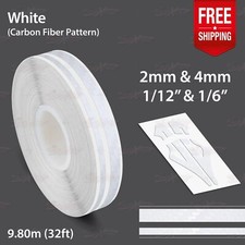 12 12mm Twin Lines Roll Pin Stripe Car Trim Body Line Tape Decal Vinyl Sticker