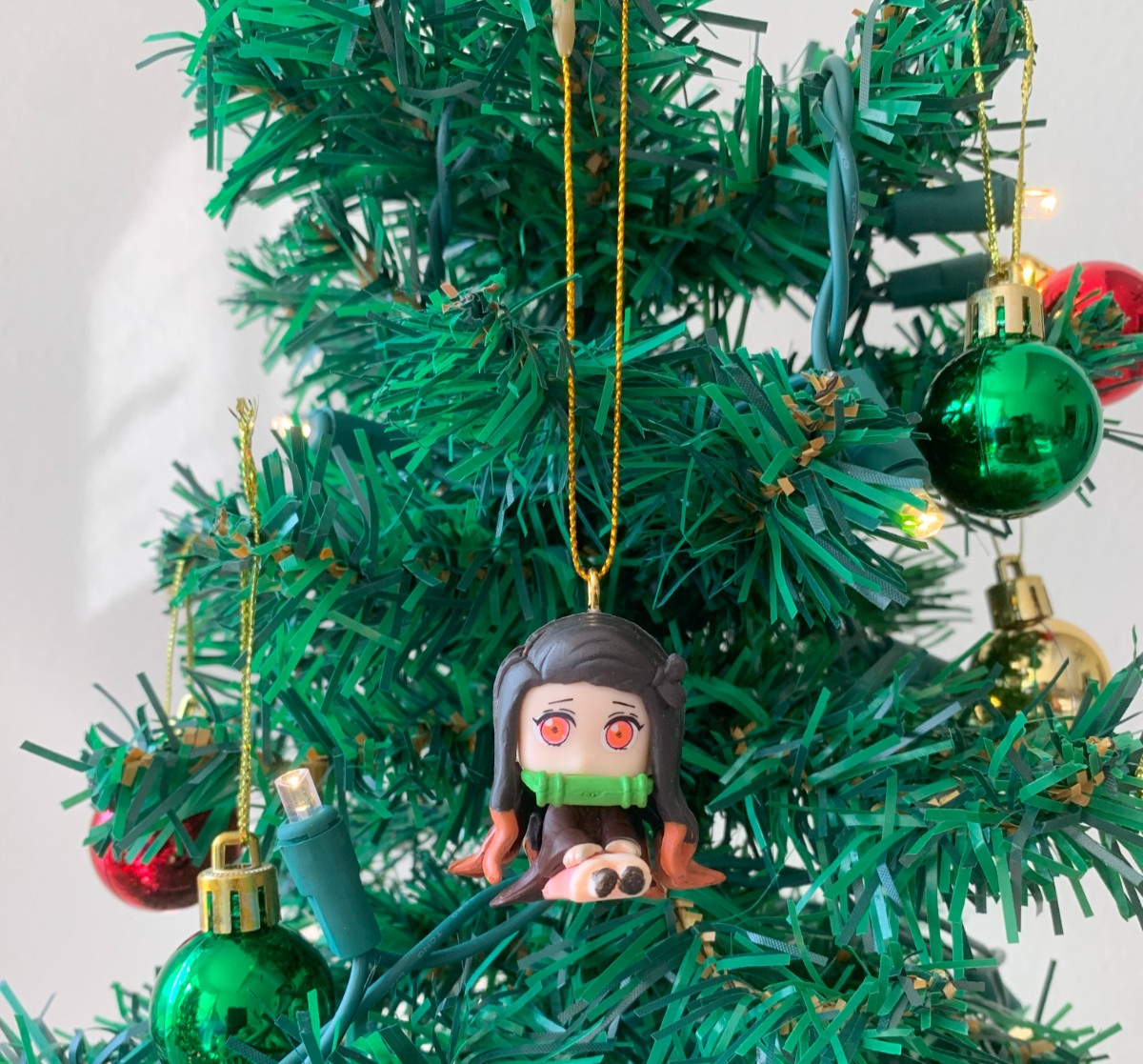 Cazador de demonios adorno de Navidad Nezuko Kamado