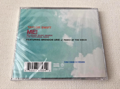 Taylor Swift ME! BMA Rehearsal Audio 他 RARE Taylor Swift Me Billboard Awards Rehearsal Audio Single CD