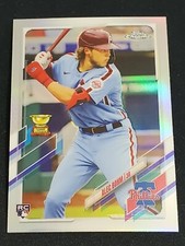 Alec Bohm 2021 Topps Chrome Base Refractor Rookie Parallel Phillies RC #119