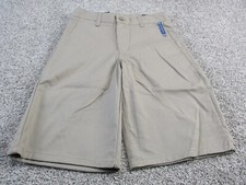 Nautica Shorts Unisex 16 Khaki Adjustable Waist with Stretch School Uniform NWT
