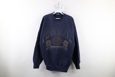 Vtg 90s Mens Large Faded Spell Out Penn State University Crewneck Sweatshirt USA