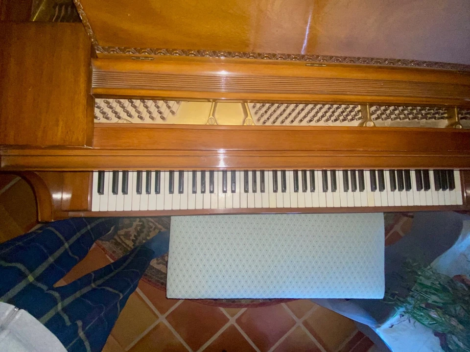 Antique Wurlitzer Baby Grand piano - Image 4 of 4