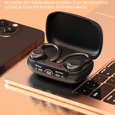 Earhook Earbuds Bluetooth Wireless Sports In-Ear Headset for iPhone 15/14/13 Pro