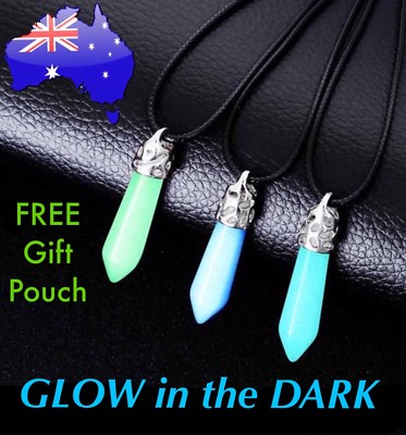 Pendant Leather Crystal Pouch Handmade Leather Gemstone Crystal