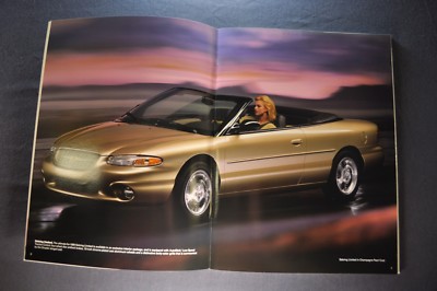 洋書 SEBRING 1999 Chrysler Sebring 44pg Catalog Brochure Coupe Convertible