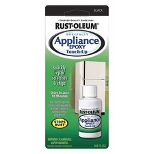 Rust-Oleum 213174 Specialty Appliance Touch Up Paint, Black, 0.6 Fl Oz