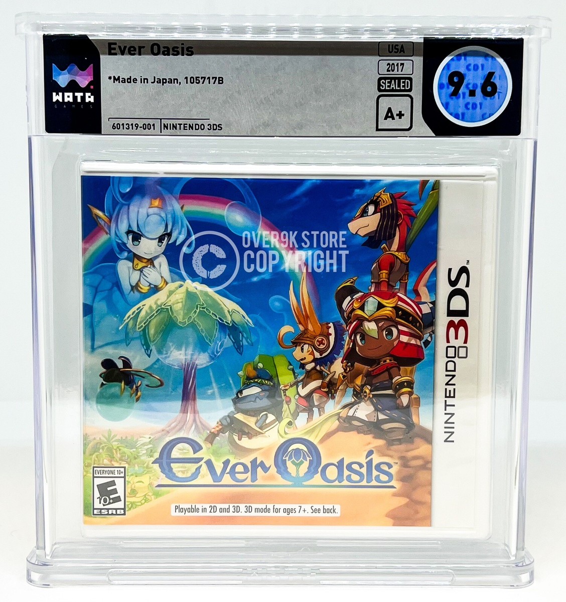 Ever Oasis - Nintendo 3DS - WATA 9.6 A+ Sealed Graded Not VGA
