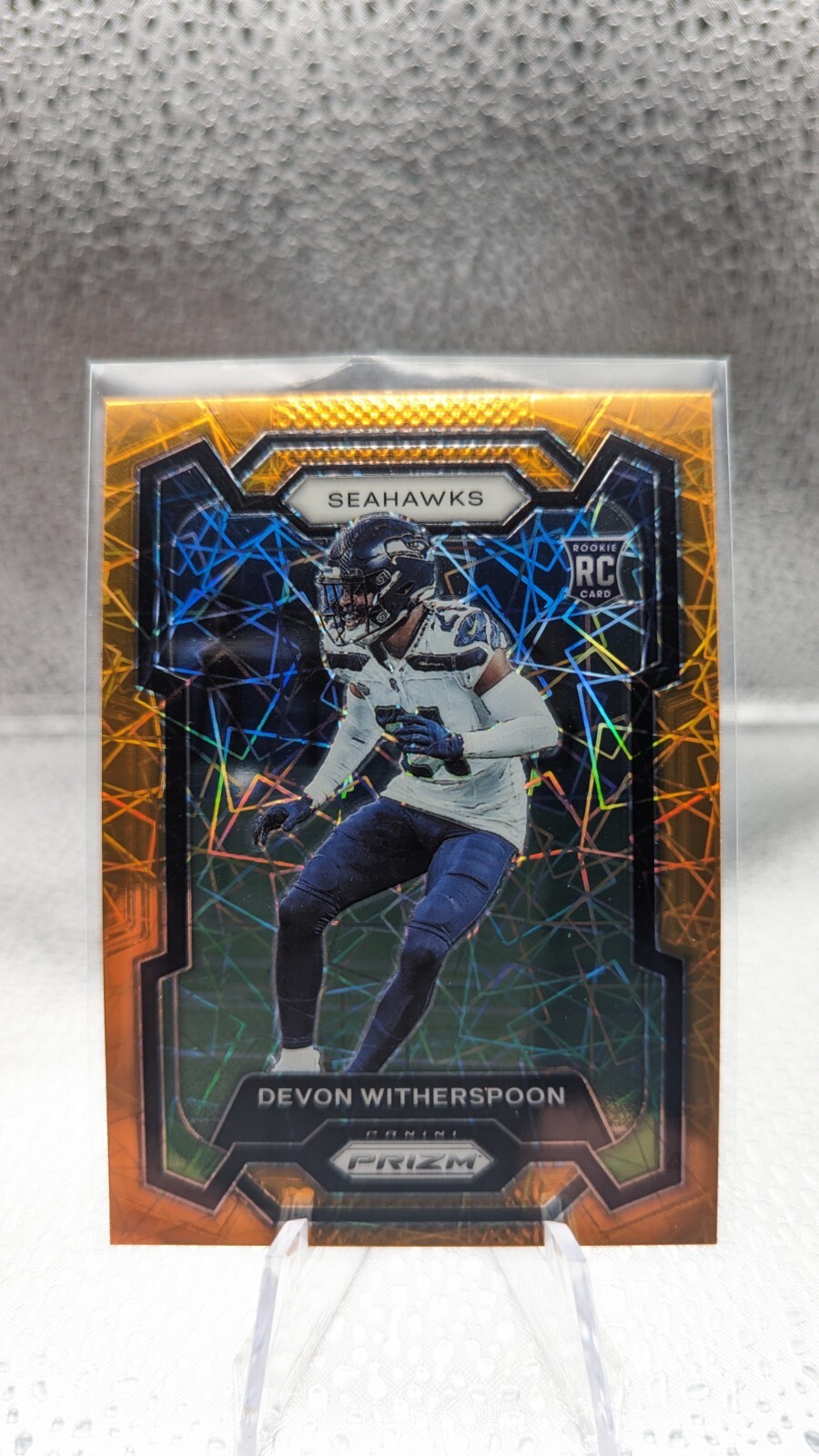 2023 Panini Prizm - Rookies Lazer Prizm #389 Devon Witherspoon (RC)