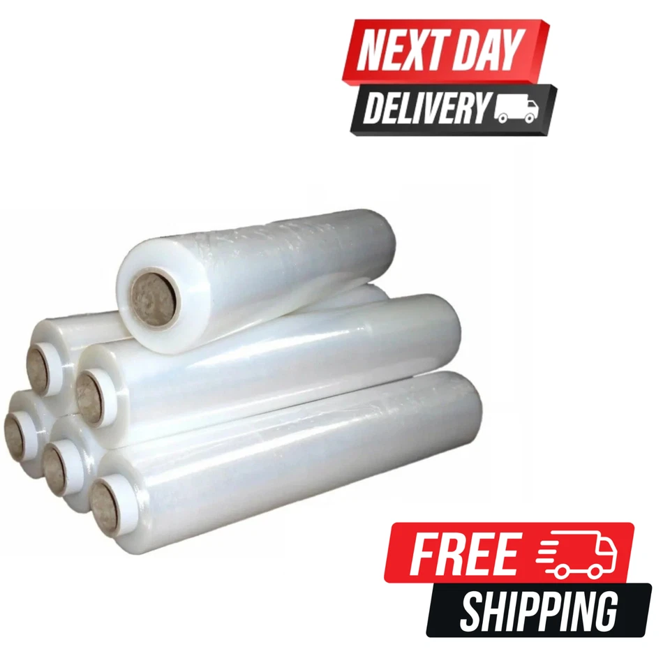 HAUSOWN STRONG ROLL CLEAR PALLET STRETCH SHRINK WRAP CAST PARCEL PACKING CLING FILM WRAP