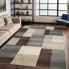 Clifton Geometric Patchwork Bedroom Living Ro...