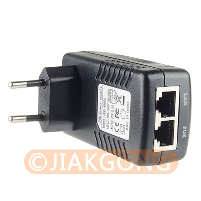 48V 0.5A PoE Injector Power Over Ethernet Adapter for Wireless Access Point AP