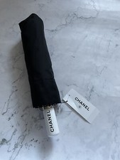 Chanel Foldable Umbrella Black 20C New