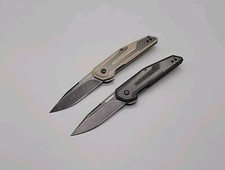 Kershaw Pocket Knives - Lot of 2 - 1160 / 1160TANBW - Plain Blades - Anso Design