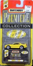 New 1996 Matchbox Premiere Collection World Class Series 4 Mazda RX-7 yellow