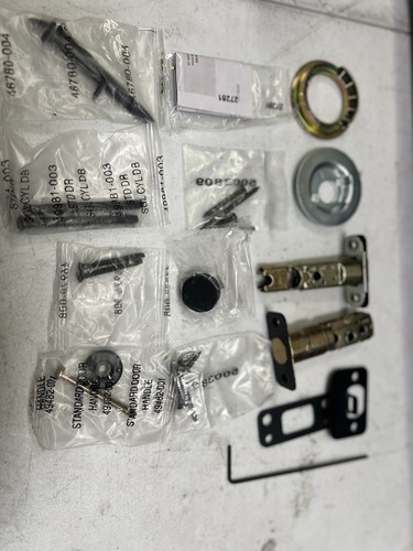 BALDWIN Prestige Spyglass 91800-057 Single Cylinder Front Door Handleset Black - Picture 4 of 4
