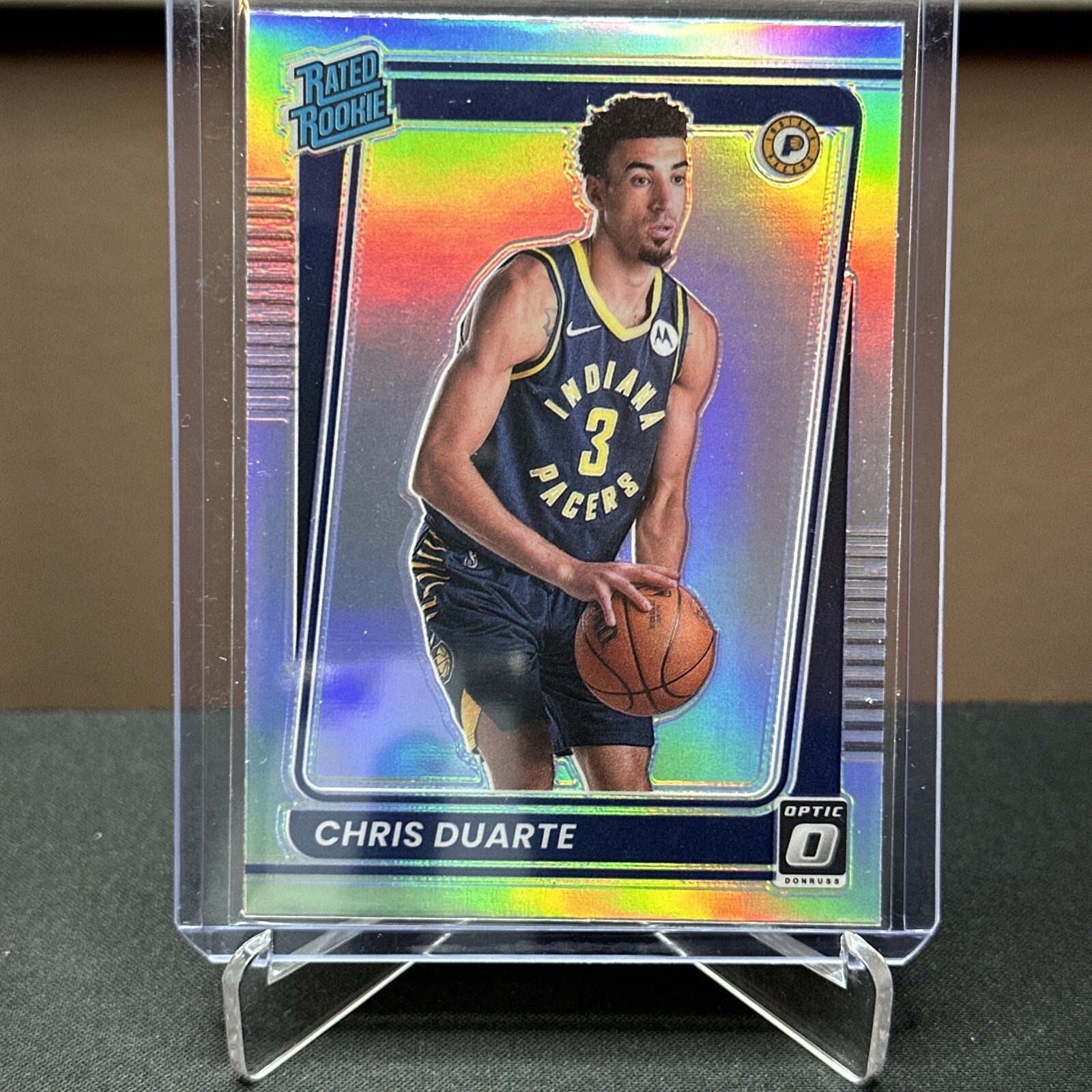 2021-22 Optic: Chris Duarte Silver Prizm Rated Rookie Card No. 173