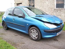 PEUGEOT 206 LX 1.4 2002 REG 5 DOOR NUT BREAKING SPARES PARTS KNY MANIFOLD BUMPER