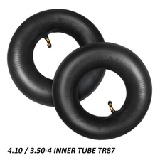 2 Heavy Duty 4.10 / 3.50-4 Inner Tube TR87 Valve 4.10-4 11X4.00-4 3.50-4 Tires