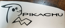Pikachu anime Pokemon die cut vinyl decal sticker window Free shipping