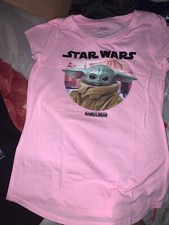 Star Wars Baby Yoda Graphic Tee Young Girls Size 20PL