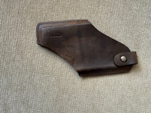 Topstache Premium Leather Brown Belt Holster Cellphone Holder for iPhone Pro Max