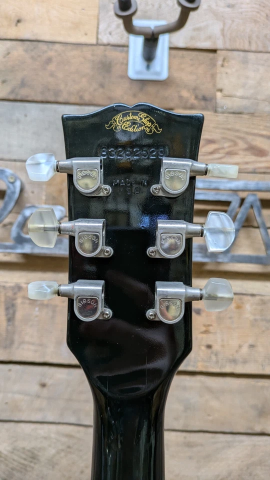 Gibson "Firebrand" 335-S Custom Shop de colección de los años 80 con dedos sucios Tim Shaw P/U Foto 4 de 4