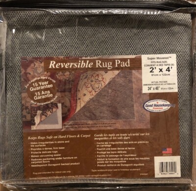 Con-Tact Brand Super Movenot Premium Reversible Felt Rug Pad for Hard Surfaces