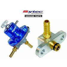 SYTEC SAR FUEL PRESSURE REGULATOR (BLUE) + FUEL RAIL ADAPTOR - MAZDA 323F / GTR