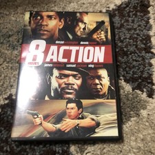 8-Movie Action Pack, Vol. 8 DVD, 2013, 2-Disc Set Samuel L. Jackson,