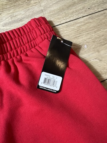 New Balance Relaxed Athletic Fleece Jogger Sweatpants Christmas Red Mens Size S - Picture 5 of 12