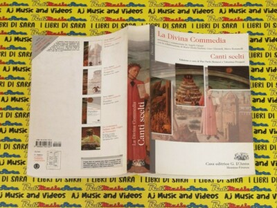 book libro LA DIVINA COMMEDIA canti scelti DANTE ALIGHIERI 2001 G.D'ANNA (SG5)