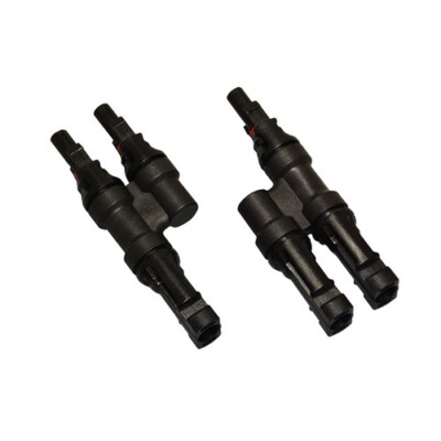 Renogy One Pair Solar Panel Connectors Branch Connectors MMF+FFM For Parallel