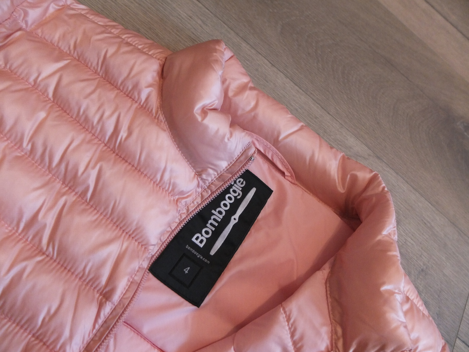 * Bomboogie Fabulous Very Lightweight Quilted Jacket Size 4 S NEW Pink RRP 464,- image 5
