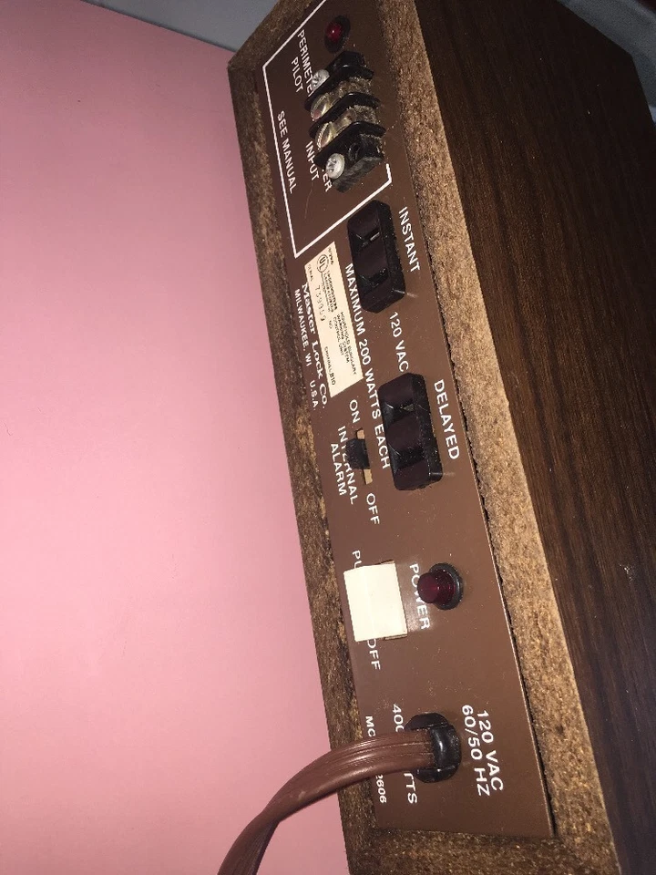 Master Lock Model 2606 Household Burglary Warning System Control Unit Burglar Al - Image 2 of 2