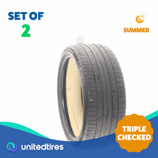 Set Of 2 Used 26535zr21 Continental Contisportcontact 5p To 18nwy Set Of 2 Used 26535zr21 Continental Contisportcontact 5p To 18nwy