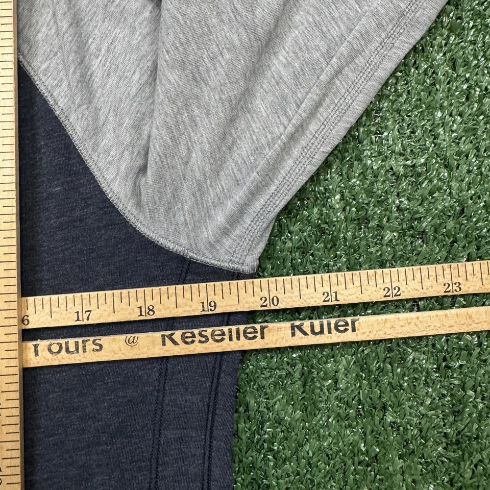 Lululemon T Shirt Men's Size M Blue Long Sleeve V Neck Performance Lightweight - Image 4 of 4