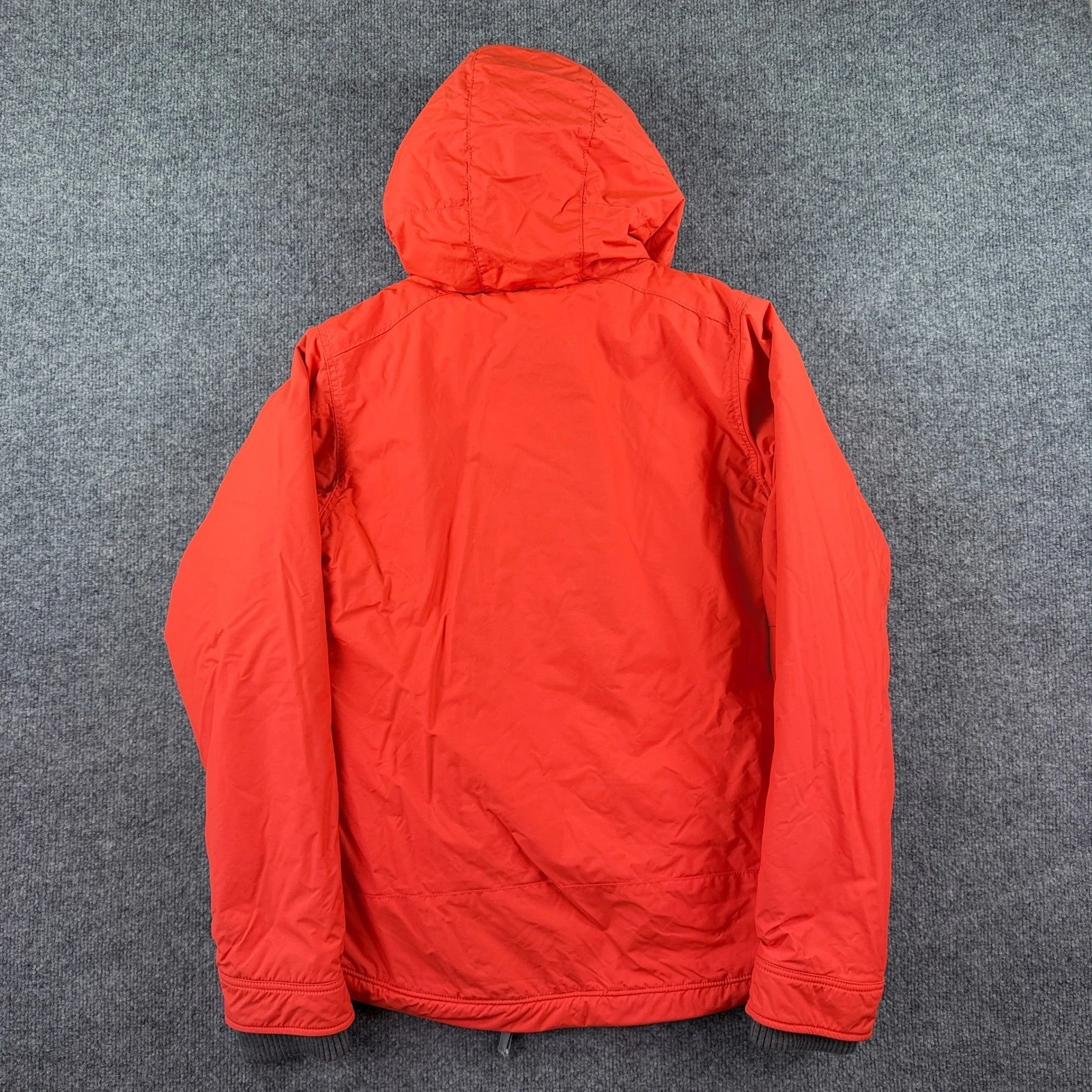 Relwen Jacket Mens S Orange Ski Snowboard Fur Hooded Puffer Military Field Coat - product detail image 2