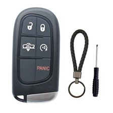 Replacement Key Fob Cover Case Fits for Dodge Ram 1500 2500 Keyless 5 Button a