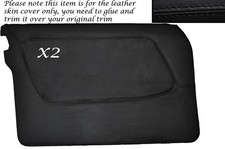 Schwarz Stich 2X Vorne Voll Türverkleidung Skin Bezüge Für Mercedes W123 Schwarz Stich 2X Vorne Voll Türverkleidung Skin Bezüge Für Mercedes W123
