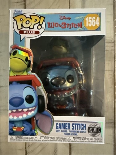 Funko Pop! Plus: Disney - Gamer Stitch (Metallic) #1564