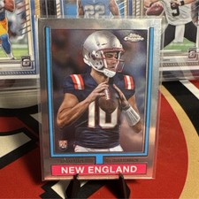 2024 Topps Chrome 1974 Football Drake Maye Rookie New England Patriots 74TF-3