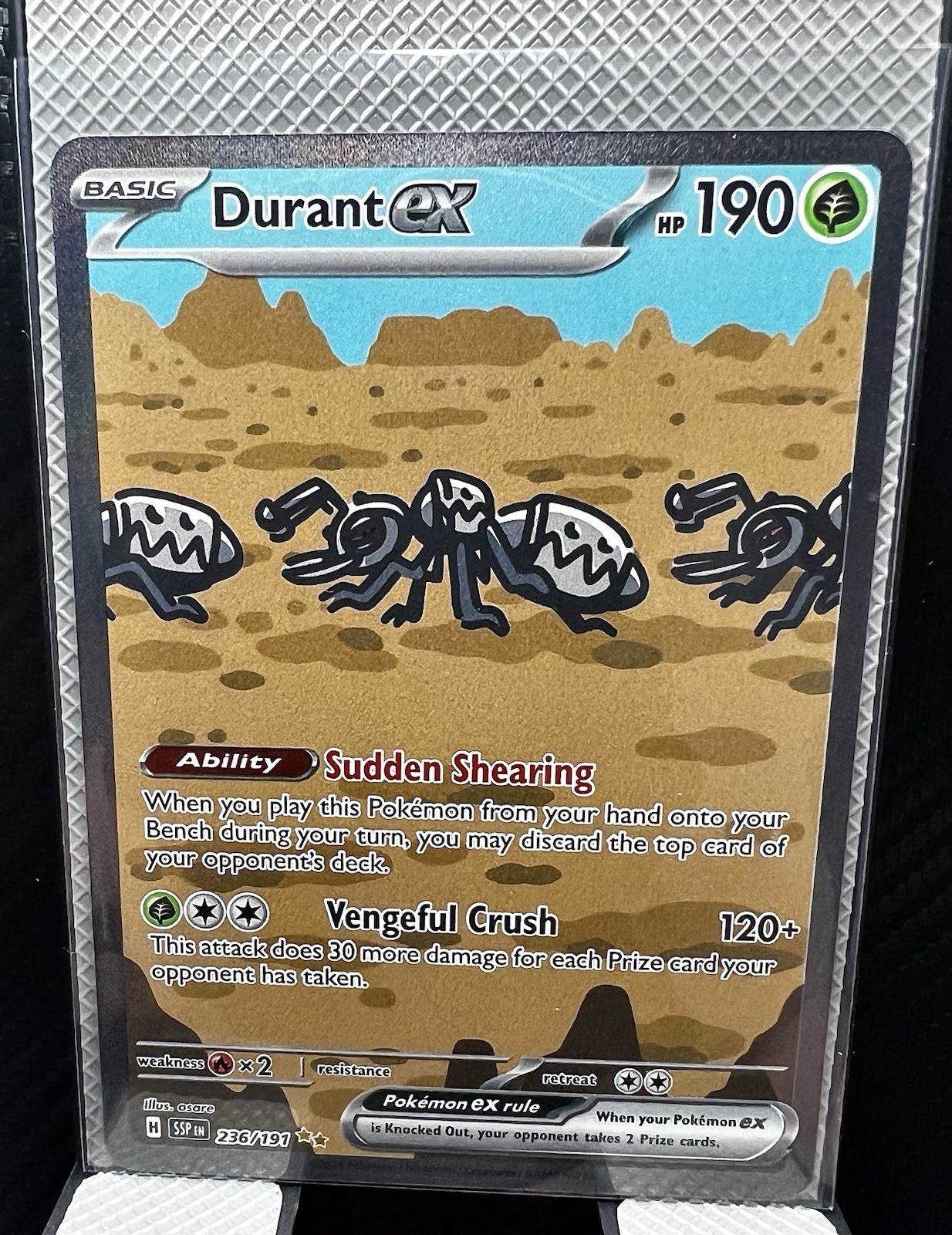 Durant EX Sir Special Illustration 236/191 Surging Sparks Pokemon Card NM/MT