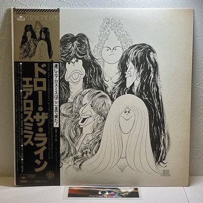 AEROSMITH - Draw The Line / LP 1977 CBS/Sony 25AP848 mit OBI Japan EX/EX