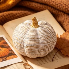 3.5 Inch Resin Pumpkin Figurines for Fall Halloween Pumpkins Decor