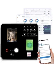 NGTeco Cloud-Based Time Clock TC1, 4-in-1 Time Clocks for Employees