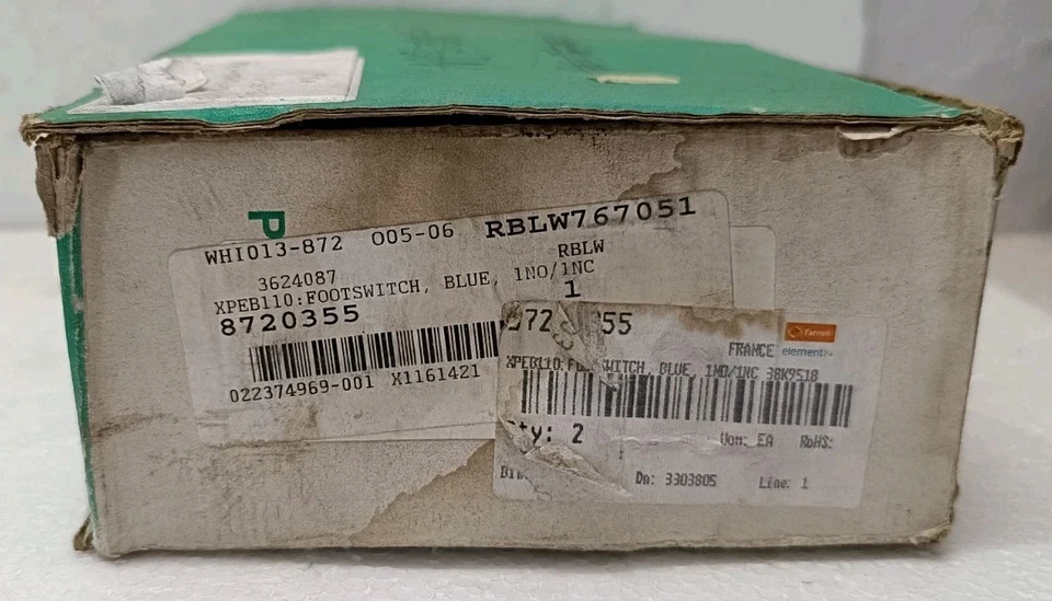 TELEMECANIQUE XPE-B110 FOOT CONTROL SWITCH AC15, 240V 3 AMP - Image 3 of 4