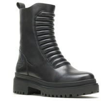 Harley-Davidson Women's Kamton 7-Inch Black Motorcycle Boots, D87215 Size 8M