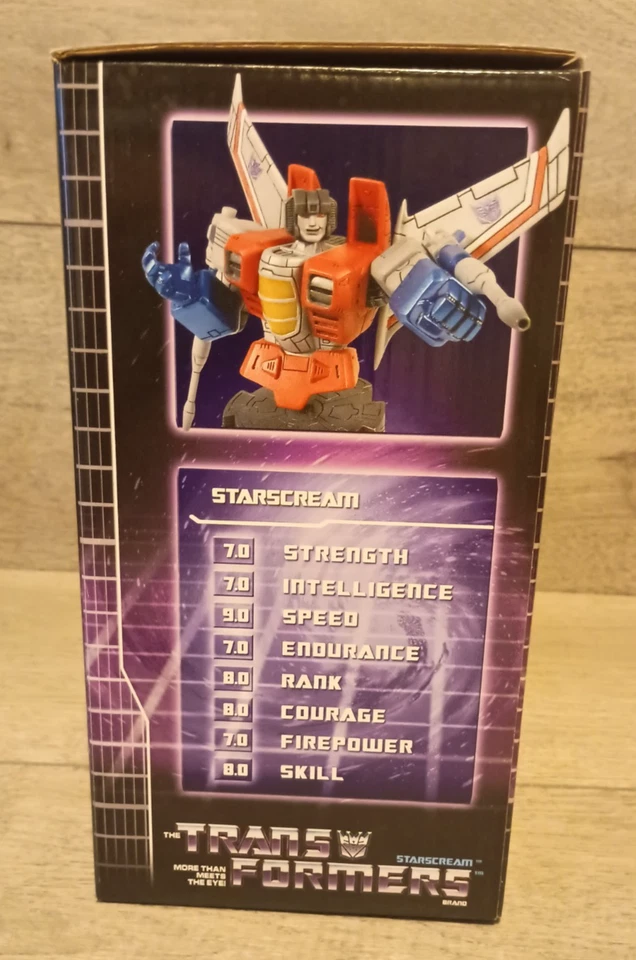 Transformers Starscream Bust Diamond Select Toys Limited Edition 970/1000 - Image 2 of 4