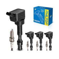 PHILTOP UF816 Ignition Coil Pack and Spark Plug Kit for Hyundai Elantra 2.0